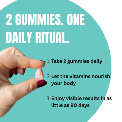 Hair, Skin & Nails Vitamin Gummies